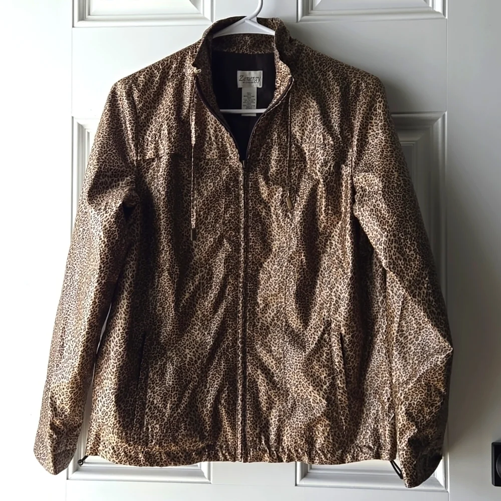 Zenergy's by Chico Cheetah Print Jacket